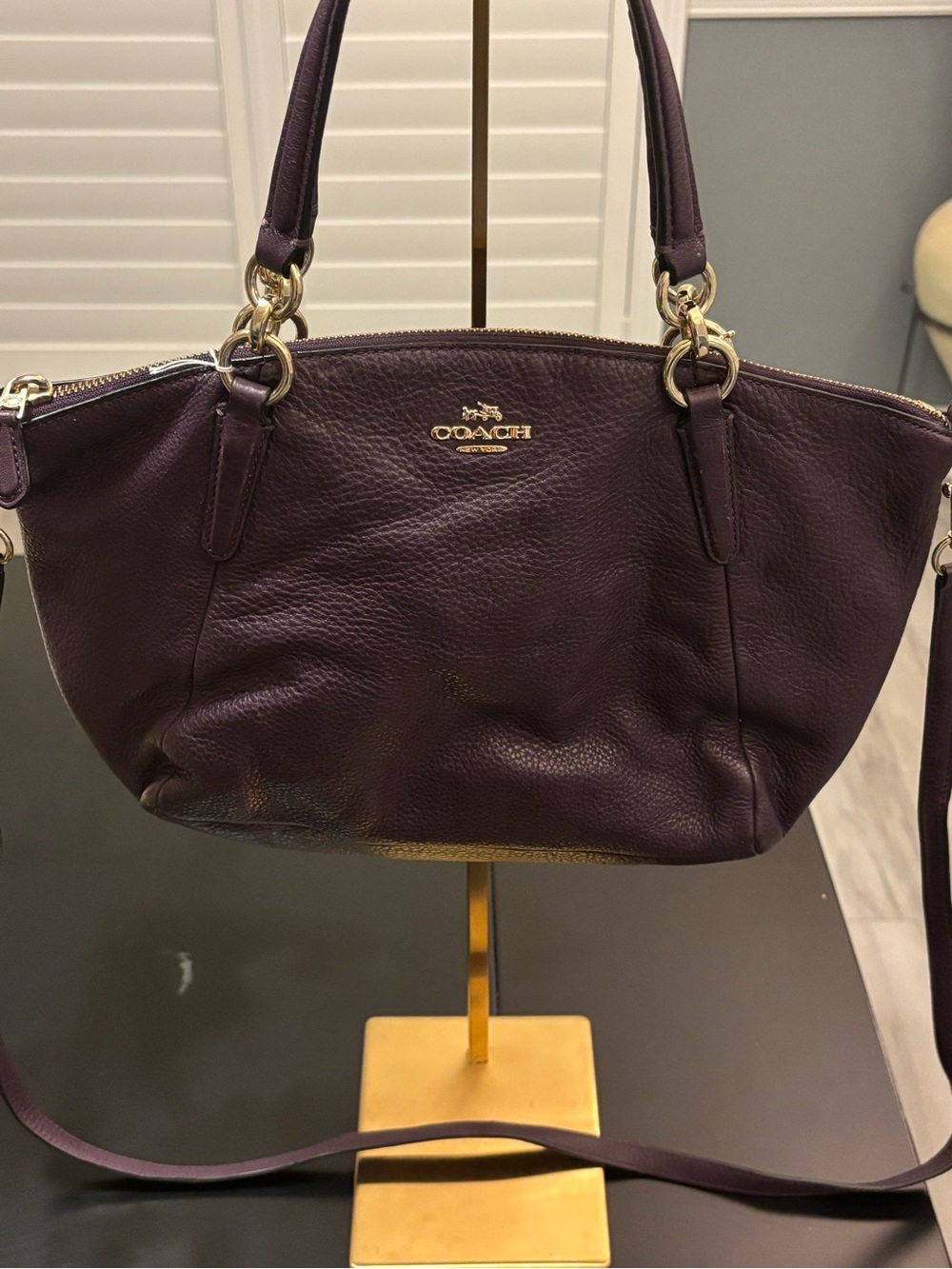 Coach - Purple Leather